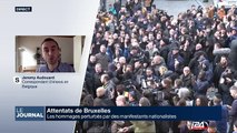 Des manifestants gâchent les hommages à Bruxelles