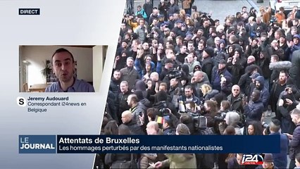 Des manifestants gâchent les hommages à Bruxelles