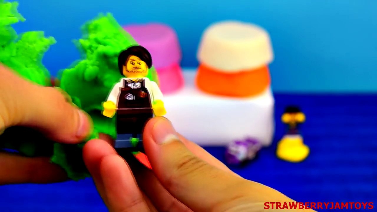 Play Doh Lego Movie LEGO MLP My Little Pony Moshi Monsters StrawberryJamToys Surprise Eggs