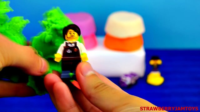 Play Doh Lego Movie LEGO MLP My Little Pony Moshi Monsters StrawberryJamToys Surprise Eggs