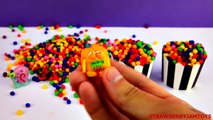 Play Doh Shopkins Cars 2 LPS Spongebob Rainbow Dippin Dots Surprise Eggs by StrawberryJamToys