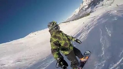 Сноубординг в Швеицарии. Катание на сноуборде в Швеицарских Альпах 55