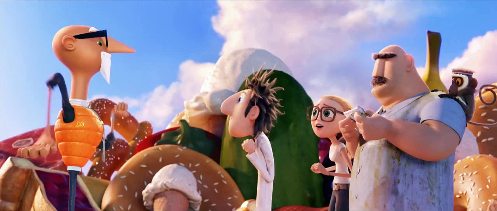 Cloudy with a Chance of Meatballs 2 “Chester V” Clip