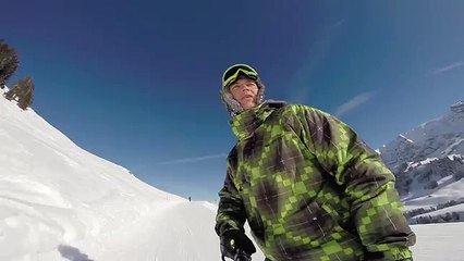 Сноубординг в Швеицарии. Катание на сноуборде в Швеицарских Альпах 40