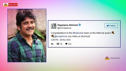 Nagarjuna Tweets About Bahubali National Award - Prabhas,Rana,Rajamouli (FULL HD)