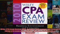 Wiley CPA Exam Review 2010 Business Environment and Concepts Wiley CPA Examination