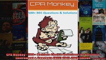 CPA Monkey  500 Multiple Choice Questions for Business Enviroment  Concepts BEC