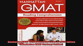 FULL PDF  Manhattan GMAT Verbal Strategy Guide Set 5th Edition Manhattan GMAT Strategy Guides