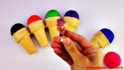 Shopkins Play Doh Disney Princess Angry Birds Ice Cream Phineas Surprise Eggs StrawberryJamToys