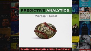 Predictive Analytics Microsoft Excel