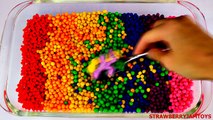 Shopkins Play Doh Frozen Spongebob TMNT Rainbow Dippin Dots Surprise Eggs by StrawberryJamToys