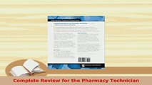Download  Complete Review for the Pharmacy Technician Free Books