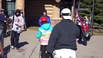 Faire du ski sur un hoverboard - Grande classe