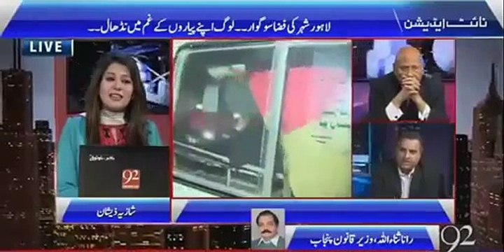 Rauf Klasra Bashing Rana Sana Ullah Last 10 Year you did Not Secure Lahore that Really Shame on your Government