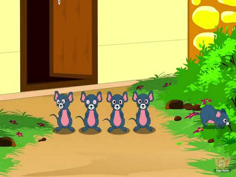 Five Little Naughty Mice - Nursery Rhyme with Karaoke.mp4
