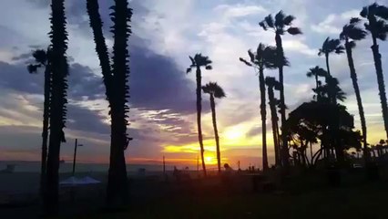 Beautiful Beach Sunset timeLapse