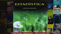 Estadistica 10th Edition Spanish Edition