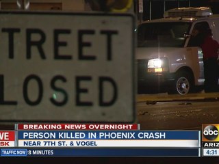 One person killed in Phoenix crash