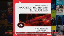 Essentials of Modern Business Statistics with CDROM Available Titles CengageNOW