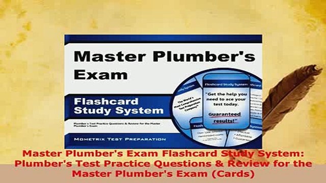 PDF Master Plumbers Exam Flashcard Study System Plumbers Test Practice Questions Review PDF Book Free