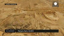 Drone footage shows ancient Palmyra city after Syrian recapture
