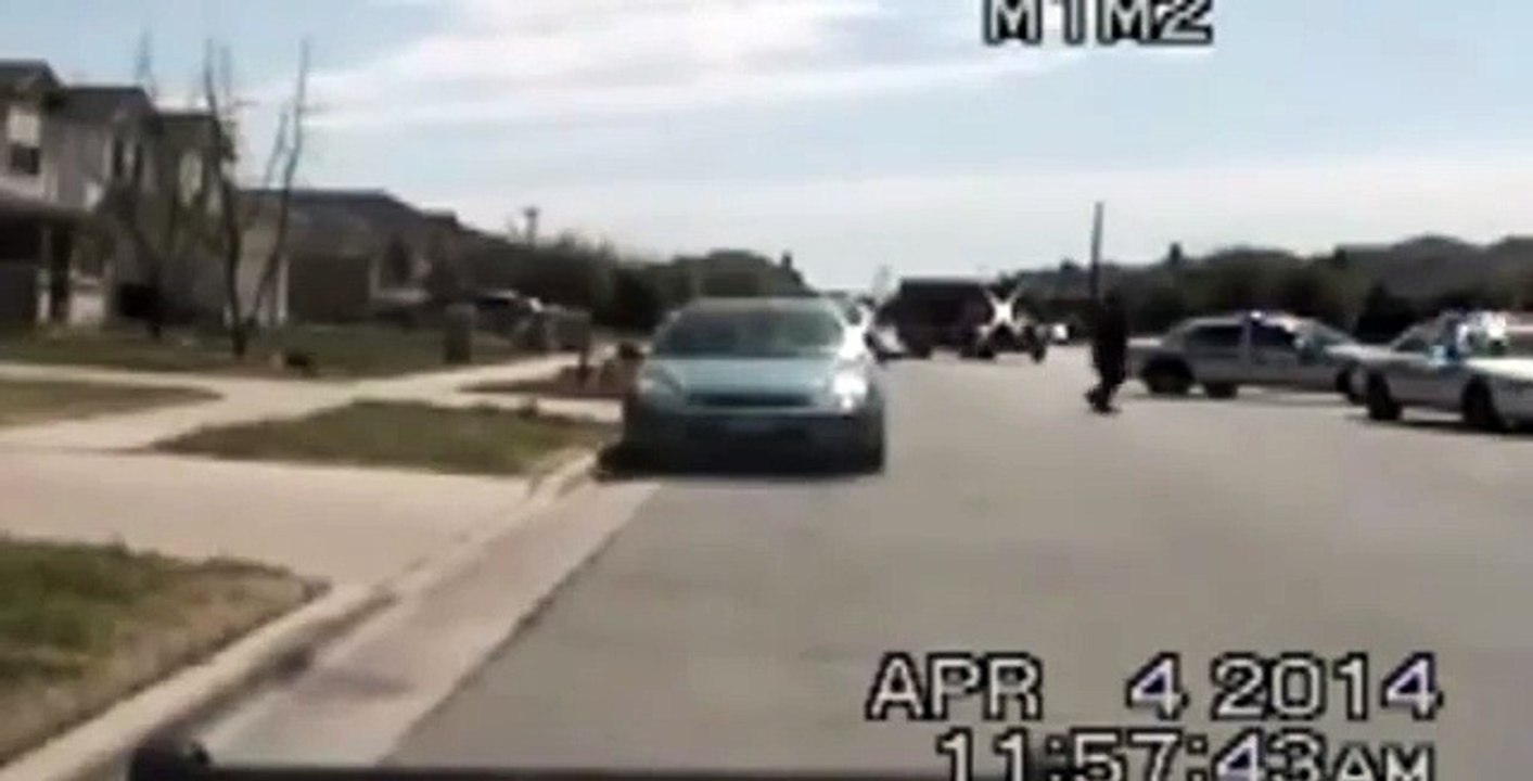 Police shoot man approaching them with knife