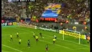 Goal van Samuel Eto'o FC Barcelona - Arsenal (Finale Champio