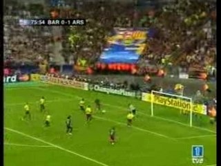 Goal van Samuel Eto'o FC Barcelona - Arsenal (Finale Champio