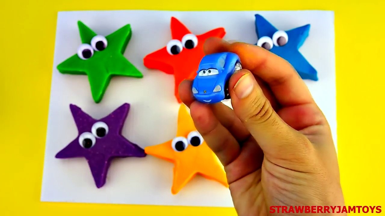 Shopkins Play Doh LPS Cars 2 Monsters University Trash Pack Stars Surprise Eggs StrawberryJamToys