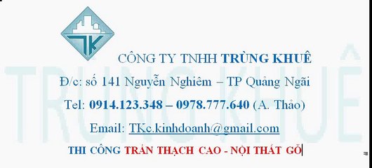 Trần thạch cao tại Quảng Ngãi - 0978.777.640