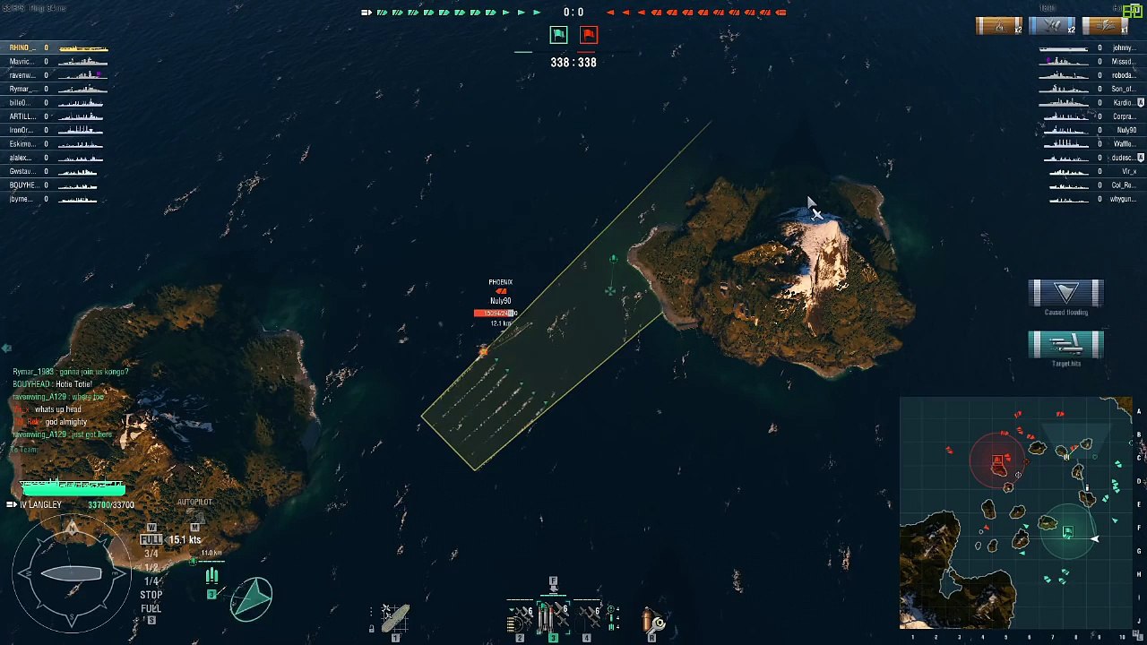 World of Warships - Langley - 150k Damage in 12 Minutes