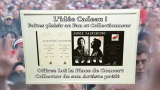 Serge Gainsbourg Pass Concert Collector 1988 Laval Billet Collection Gainsbarre Vente Place Vintage Ticket Idee Cadeau
