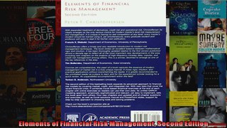Elements of Financial Risk Management Second Edition