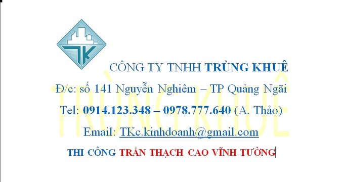 Thi công trần thạch cao tại Quảng Nam | 0914.123.348