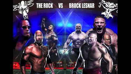 WWE Wrestlemania 33 promo The Rock vs Brock Lesnar