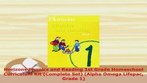 Download  Horizons Phonics and Reading 1st Grade Homeschool Curriculum Kit Complete Set Alpha Read Online