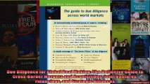 Due Diligence for Global Deal Making The Definitive Guide to CrossBorder Mergers and