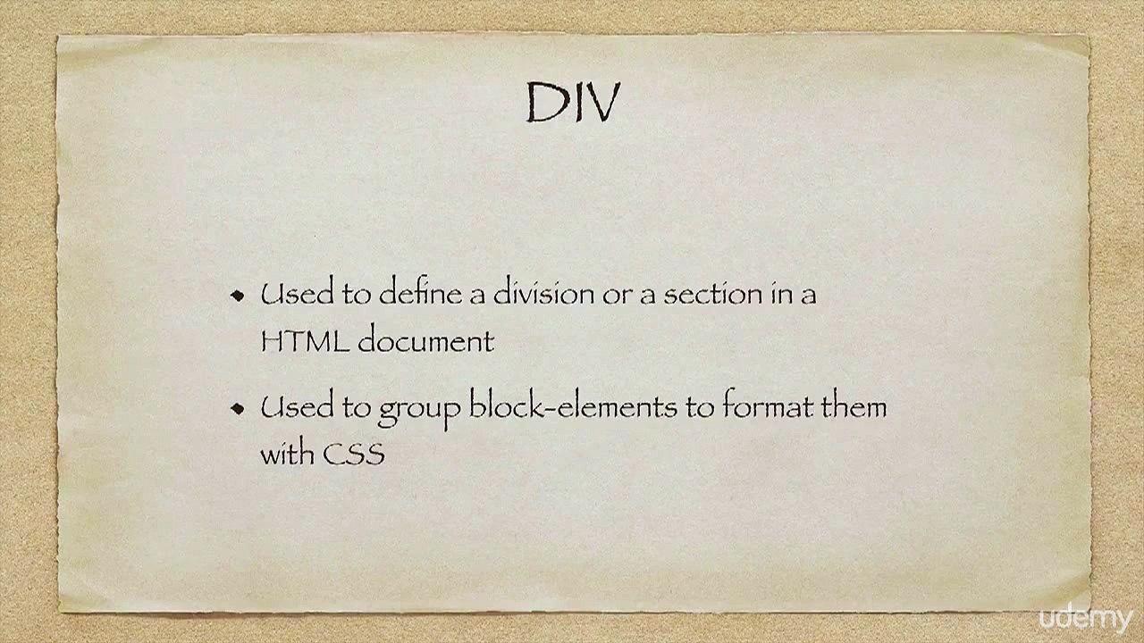 DIV Tag->HTML,CSS