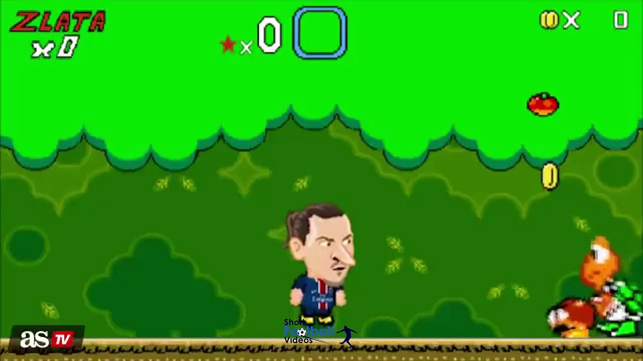 Zlatan Ibrahimovic as Super Mario