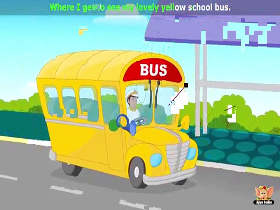 My Yellow School Bus - Nursery Rhyme with Karaoke.mp4