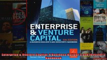 Enterprise  Venture Capital A Business Builders and Investors Handbook