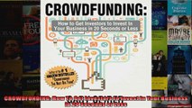 CROWDFUNDING How To Get Investors to Invest in Your Business in 20 Seconds or Less