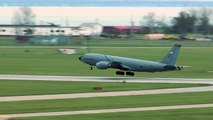 USAF KC 135 & A 10 Aerial Refueling Flight