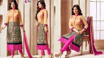 Cotton Embroidery Pakistani Suits - Latest Fashion - Salwar Suits Collection 2016 -