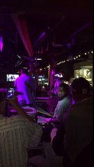 Young Kid Crushes it on The Drums with The Flyers at Johnny Browns on Atlantic Ave in Delray Beach FL