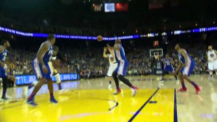 Klay Thompson Drops 40 on the 76ers 28-03-2016 hd