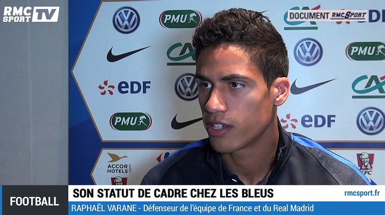 Exclu RMC Sport - Varane : "Une chance de jouer l'Euro en France"