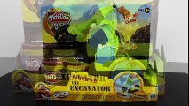 Play-Doh Diggin' Rigs Chomper the Excavator meets Cars Mater The Tormentor & Roley Bob the Builder