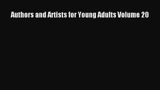 Read Authors and Artists for Young Adults Volume 20 Ebook Free