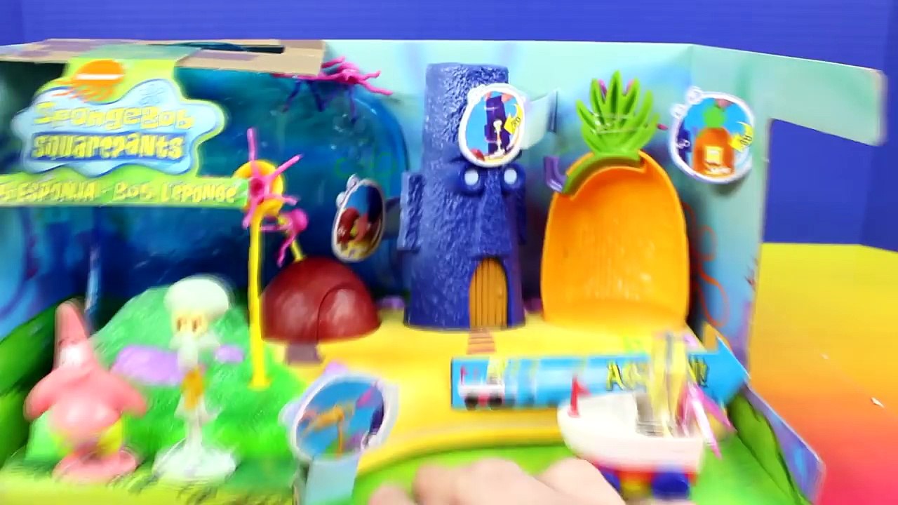 Nickelodeon Talking SpongeBob SquarePants Squidward & Patrick With Playset